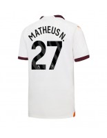 Manchester City Matheus Nunes #27 Vieraspaita 2023-24 Lyhythihainen